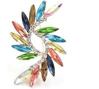 KUOHU Broche, Broche, broches de Cristal Estilo Colorido for Mujer, diseño Simple, joyería Moda, Accesorios Boda