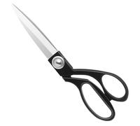 KUONIIY Tijeras de costura de 20,32 cm - Tijeras de sastre profesionales de acero inoxidable para tela, cuero, confección, sastrería, artistas, estudiantes, modistas, color negro