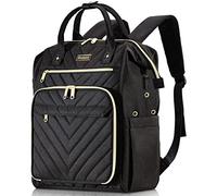 Kuosdaz Bolso de punto mochila, organizador de hilo con puerto de carga USB, mochila acolchada para mujer, bolsa de ganchillo de viaje grande para ganchillo, agujas de tejer, accesorios de hilo, negro