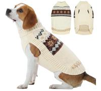 Kuoser Suéter para perros medianos para perros, suéter para perro, color | Jersey de punto cálido para perros hecho de material suave, cómodo y ajustado. Bonito diseño, ideal para invierno