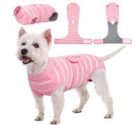 Kuoser Traje de recuperación de cirugía para perros, trajes de recuperación para perros para esterilización femenina y castradora masculina, mameluco para perros para cuidado postoperatorio después de