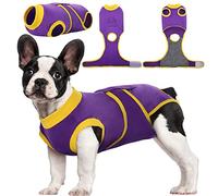 Kuoser Traje de Recuperación de Perro, Gato Herida Abdominal/Enfermedad de La Piel, Protector Anti-Lamido, Camisa de Cachorro Después de la Cirugía, Collar E Alternativa para Mascotas