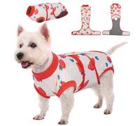 Kuoser Traje de recuperación para perros, trajes de recuperación quirúrgica para perros hembras y machos, chaleco suave para cachorros, body para perros después de la cirugía