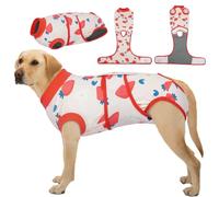 Kuoser Traje de recuperación para perros, trajes de recuperación quirúrgica para perros hembras y machos, chaleco suave para cachorros, body para perros después de la cirugía