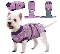 Kuoser Traje de recuperación postoperatoria para perros machos y hembras, camisa protectora de heridas abdominales para cachorros