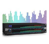 KUOYTT Ecualizador gráfico Profesional Dual de 31 Bandas, analizador de Espectro de Audio estéreo, indicador de procesador de Mezclador Digital para DJ, Controlador balanceado, eliminador