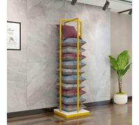 KUOYTT Estante de exhibición de Almohadas Estante de exhibición de Almohadas Vertical de Torre Comercial, Soporte de Almacenamiento de Almohadas de Temporada Extra Alto de 79 Pulgadas, es