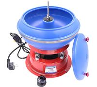 KUOYTT Máquina pulidora vibratoria de 3,5 l para pulir Piezas de Metal, pulidora de Banco, pulidora eléctrica de sobremesa de 220 V y 90 W para Joyas, pulidora para Gemas y artesanías de