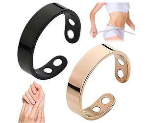 Kupfer Magnet Ringe Öffnung Verstellbar für Männer und Frauen Ringsatz
