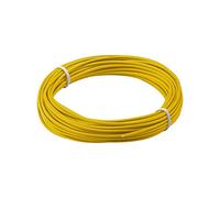 Kupferlitze isoliert, 10m, 1x0,14mm, gelb 10m gelb