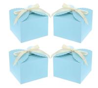 KUPOO Cajas de regalo marrones, 20 cajas de regalo pequeñas de papel kraft de alta calidad con tapa para regalo, caja de cupcakes, caja de propuesta de dama de honor, caja de regalo para cumpleaños,