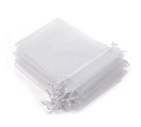 kupoo Lot de 50 7 "x 9 cm bolsa de organza de cordón fuerte Candy bolsa de regalo de boda Favor