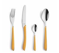 Kuppels 2294YMPK10C71 Juego de cubiertos, Acero Inoxidable, amarillo mostaza