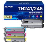 KUPYLM TN241 TN245 - Cartucho de tóner compatible para Brother TN241 TN245 para MFC-9330CDW DCP-9020CDW MFC-9340CDW HL-3140CW HL-3150CDW MFC-9140CDN HL-3170CDW (negro cian amarillo Magenta, paquete de