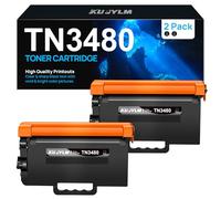 KUPYLM TN3480 Tóner Compatible para Brother TN-3480 MFC-L5750DW (2 Negros)