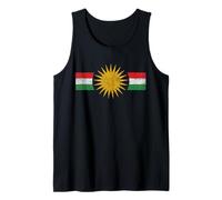 Kurdistan Bandera KURDS de Turquía Iran Iraq Siria Camiseta sin Mangas