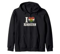 Kurdistán Kurdo Kurdos I Love Kurdistan Sudadera con Capucha