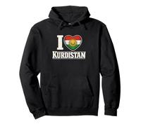 Kurdistán Kurdo Kurdos I Love Kurdistan Sudadera con Capucha