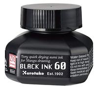 Kuretake - Bote de tinta, color negro