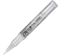 Kuretake CNBW-02S ZIG CARTOONUST - Rotulador de pincel, blanco, ultra fino