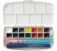 Kuretake Fils - Juego de acuarelas de 14 colores (importación de Japón)