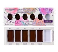 Kuretake Gansai Tambi GRANULATING Colors, 5 colores, juego de pintura al agua, ideal para caligrafía, ilustraciones