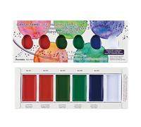 Kuretake Gansai Tambi GRANULATING COLORS - Juego de 3, 5 colores, fabricado en Japón