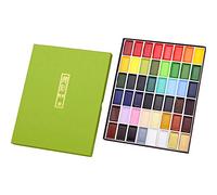 Kuretake Gansai Tambi - Juego de 48 colores, juego de pintura de acuarela, calidad profesional para artistas y artesanos, para adultos, certificado AP, fabricado en Japón, MC20/48V