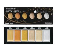 Kuretake Gansai Tambi Starry colors 6 color set