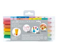 Kuretake Pens ZIG CLEAN DOT ASST 12PK, Juego de 12 colores, 12 unité (Lot de 1)