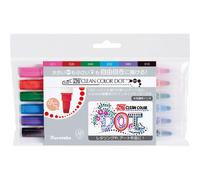 Kuretake TC-6100/6V Water-Based Pen ZIG Clean Color Dot 6 Colors