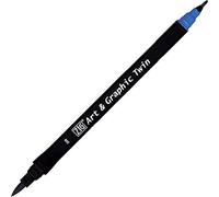 Kuretake UK Ltd. ZIG Art and Graphic - Rotulador de punta doble, color azul