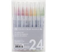 Kuretake ZIG Clean Color Real Brush Marcadores 24/Pkg