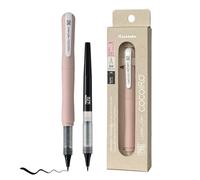 Kuretake ZIG Letter Pen COCOIRO Cuerpo con Recarga de Tinta Negra - Punta de Cepillo Extra Fina Flexible - Pincel Recargable para Caligrafía, Letra a Mano, Ilustración - Fabricado en Japón (ROSA DE