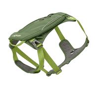 Kurgo Cascade - Arnés para Perros, Mochila de Senderismo para Perros, Arnés para Mascotas con Mochila para Acampar con un Perro - Verde, M