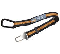 Kurgo Cinturón de Seguridad para Perros - Cinturón de Seguridad Ajustable con Hebilla para Coche - Correa de Perro Estilo Clip de Correa - Naranja