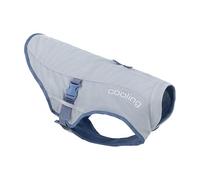 Kurgo Core Cooling - Chaleco Refrescante para Perros, Capa Enfriadora, Fresco y Cómodo, Reflectante, Ajustable, Compatible con Arneses y Collares - S