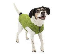 Kurgo Core - Suéter de Punto para Perro con Forro Polar, Chaqueta para Mascotas para Clima frío, Apertura de Cremallera para arnés, Cuello Ajustable, suéter Durante Todo el año para Perros pequeños
