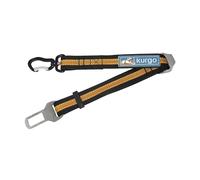 Kurgo - Correa directa al cinturón de seguridad para perros, Longitud Ajustable, Instalación Fácil, Giratoria, Sin Enredos - Naranja