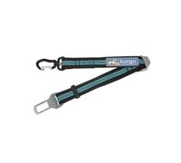 Kurgo - Correa Directa al cinturón de Seguridad para Perros, Longitud Ajustable, Instalación Fácil, Giratoria, Sin Enredos - Azul