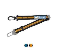 Kurgo Direct to Seatbelt Swivel Tether, Naranja