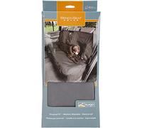 Kurgo Wander - Funda de Asiento de Coche para Perros, Protector de Asiento para Macotas, Ajuste Universal - Gris