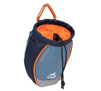 Kurgo Go Stuff It Bolsa de Snaks para Perros, Bolsa de Adiestramiento Manos Libres, Saco de Suministros para Macotas, Incluye Clip y Mosquetón, Azul