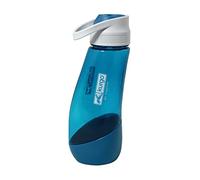 Kurgo Gourd - Botella de Agua y Cuenco de Viaje para Perros, 2 en 1, Botella y Cuenco Portátil para Perros, Accesorio de Viaje, Desmontable - 0,7 L - Azul