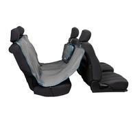 Kurgo Hamaca Heather - Funda de Asiento de Coche para Perros, Protector de Coche para Mascotas, Cubierta de Asiento de vehículo Impermeable y Resistente a Las Manchas - Gris Antracita
