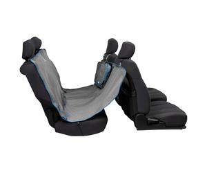 Kurgo Heather - Cubre-Asiento Tipo Hamaca para Perros - Cobertura Completa del Asiento Trasero, Impermeable y Antimanchas, con Divisor Trasero Integrado