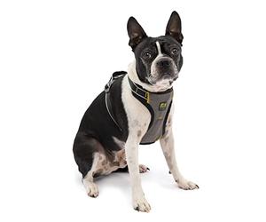 Kurgo Impact Arnés de Coche para Perros, A Prueba de Impactos, Arnés de Seguridad, para Cinturón de Seguridad, hasta 50 kg, Negro, S
