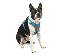 Kurgo Journey Air - Arnés para Perro, Arnés Reflectante para Correr Pasear Caminar y Viajes, Ajustable - Azul, S