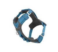 Kurgo Journey Air - Arnés para Perros Activos - Pecho Acolchado, Tela Ripstop Ligera y Malla Transpirable, Reflectante y Asa Trasera - Azul - Talla L