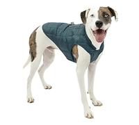 Kurgo Loft - Abrigo Reversible para Perros, Chaqueta Invierno para Mascotas, Impermeable, Reflectante - Verde, M